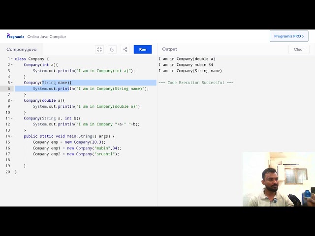 Constructor  and Constructor Overloading In Java