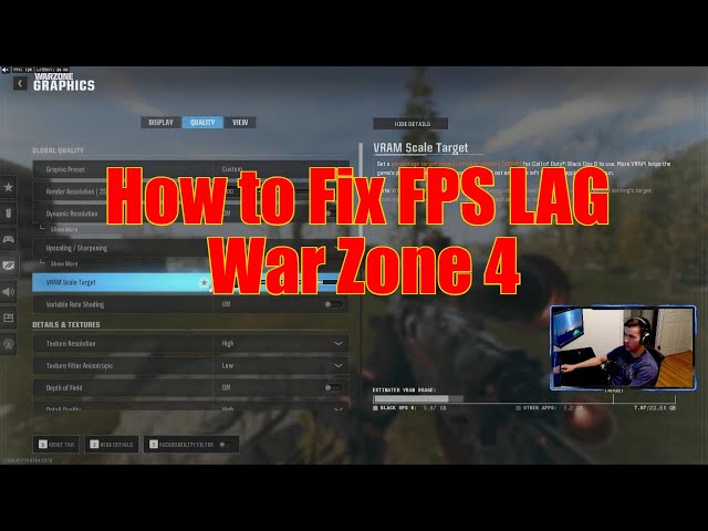 Warzone How to Fix Low FPS