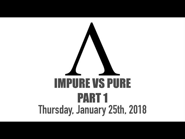 Impure vs Pure Functions: Part 1