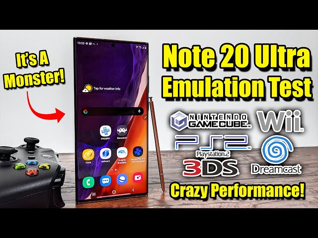 Galaxy Note 20 Ultra Emulation Test - Its A Monster! 10x PSP! 4k Dreamcast!