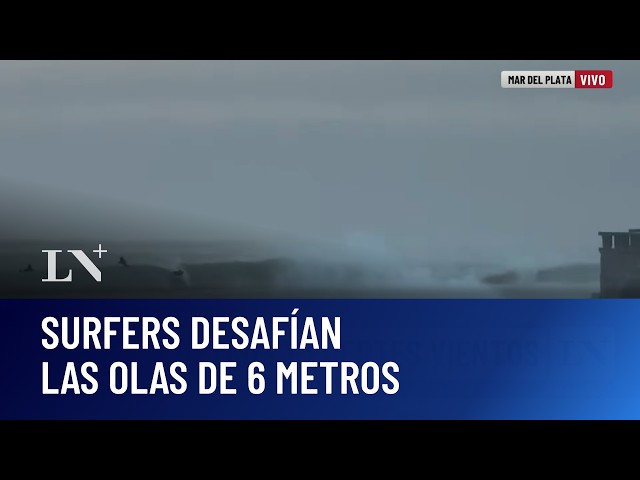 Cyclogenesis on the coast: surfers defy 6-meter waves
