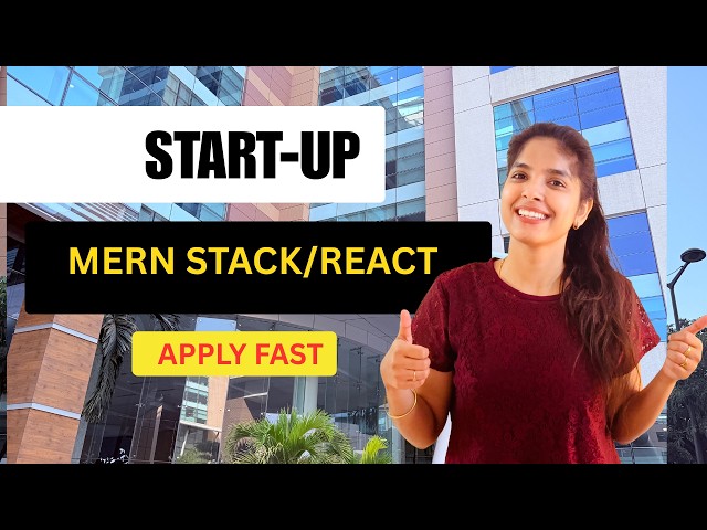 MERN Stack Developer Fresher Hiring 2026 | React Node.js Jobs | 0 Experience Required