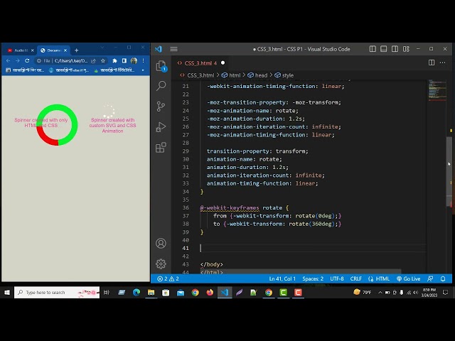 "animation CSS Html and CSS step by step" | "CSS Animation Effects" || "CSS design"