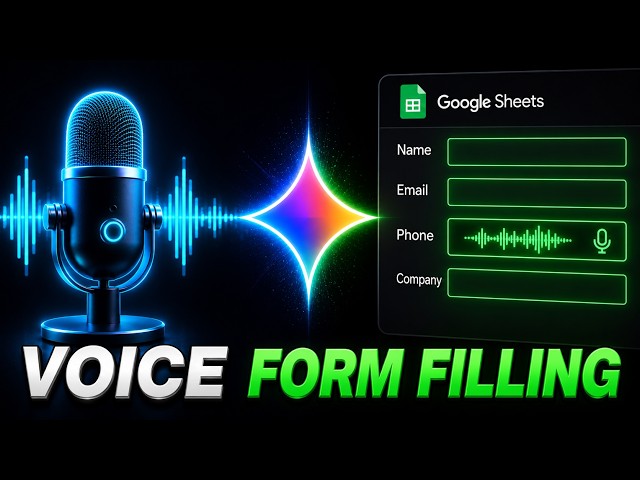 Fill Google Sheets with Your Voice using Gemini AI