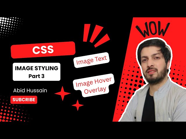 CSS Image Styling Tutorial (Part 3) | Image Text & Hover Overlay Effects Using HTML & CSS
