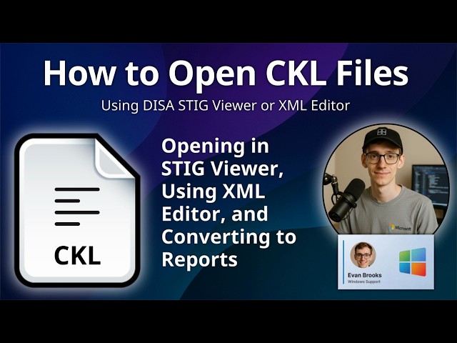 How to Open CKL Files (CHECKLIST Application Data)