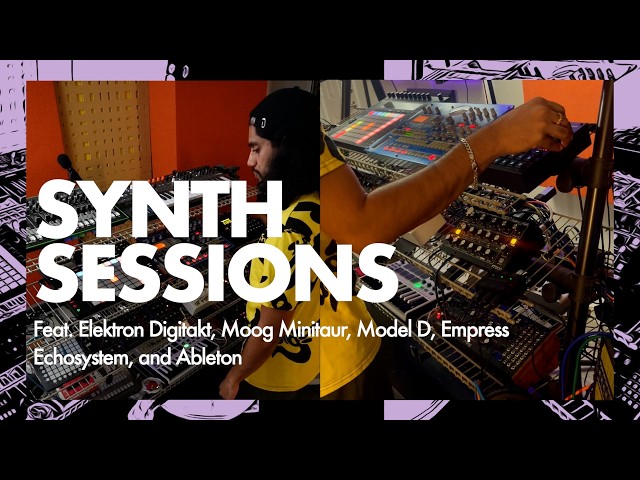 Synth Sessions - Do Watcha Do [Elektron Digitakt, Moog Minitaur, Model D, Echosystem, Ableton]