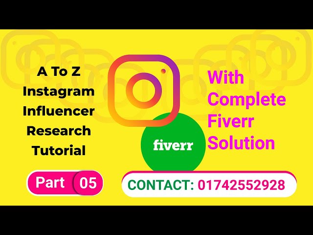 Complete Instagram Influencer and Fiverr course.কমপ্লিট ইনস্টাগ্রাম ইনফ্লুয়েন্সার এন্ড ফাইবার কোর্স।