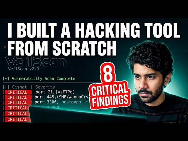 I Built a Network Security Scanner From Scratch in Python | VeilScan v2.0