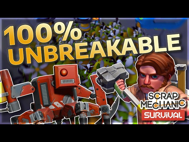The ULTIMATE Unbreakable Farm - Scrap Mechanic Chapter 2 (Survives Multiple Farmbots)