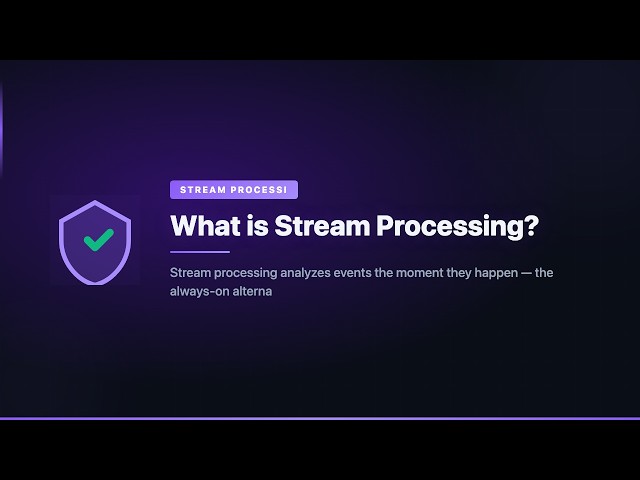 What is Stream Processing?