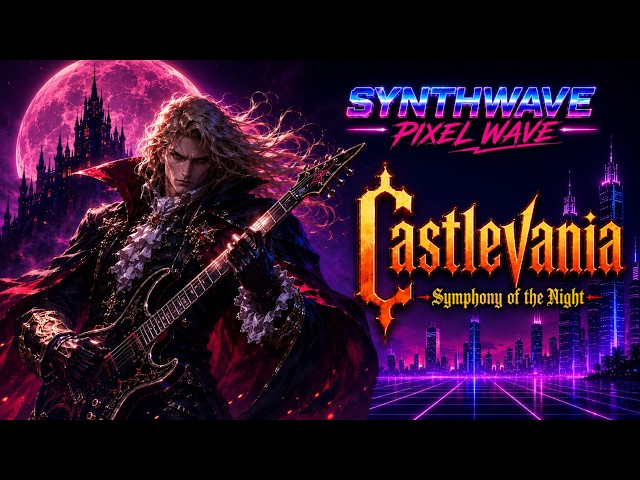Castlevania: Symphony of the Night • Full Gothic Synthwave Remix Album (16-Bit Arcade Nostalgia)