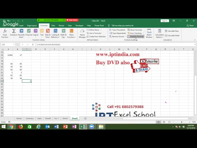 Array Formulas in Excel with Sujeet Kumar Live Class