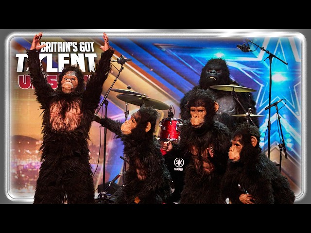 Simon Cowell CHANGES HIS MIND over MUSICAL MONKEYS! | Auditions | BGT Unseen