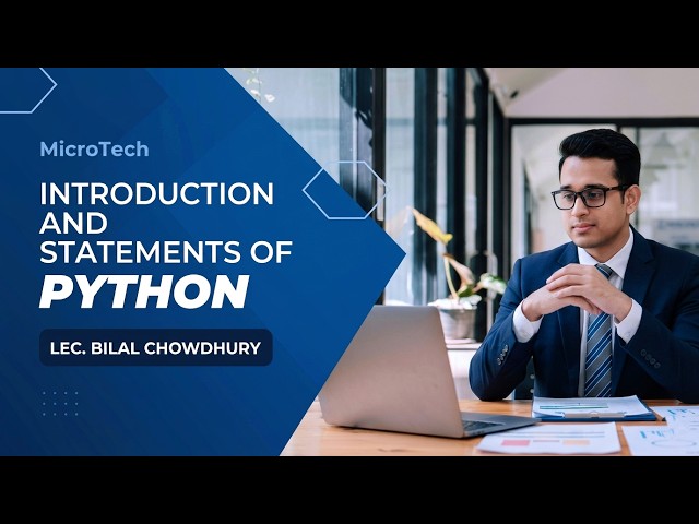 Introduction and Statements in Python Programming Language | Easy Learning for Beginners👨🏻‍💻