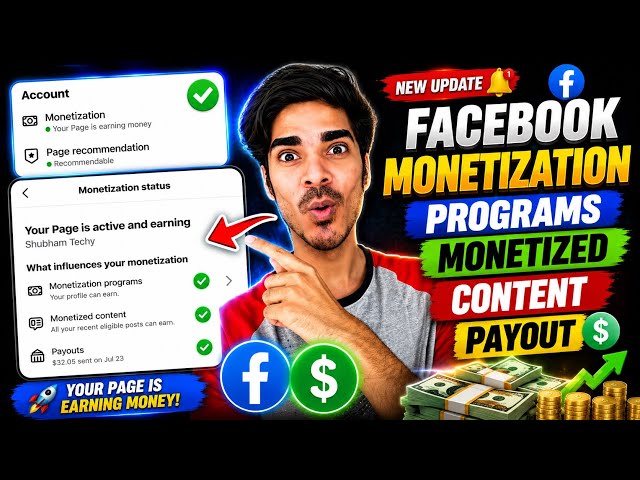 Facebook Monetization Programs 🤑 Facebook Monetized Content 😍 Facebook Payout Earnings 🥰 Monetize