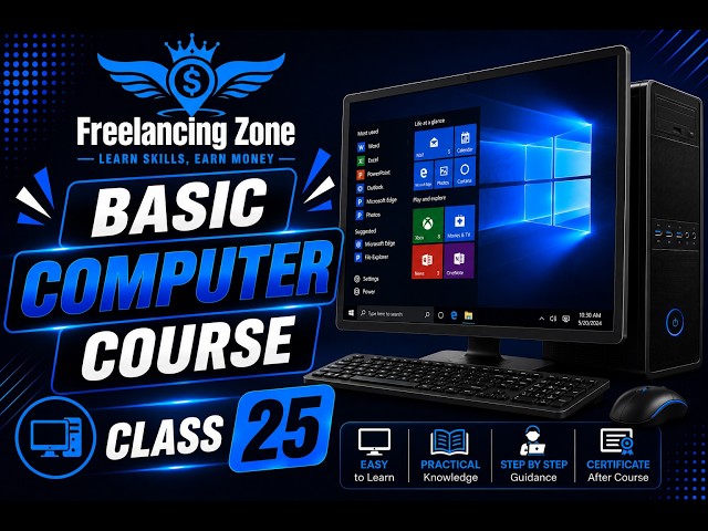 Basic Computer Course in Bangla | Class 25 | Computer Basics for Beginners