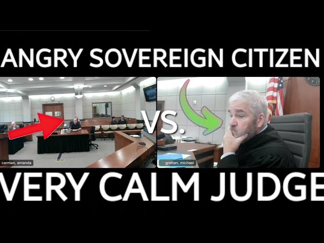 sov-cit grows increasingly ANGRY with judge's hilariously CALM demeanor