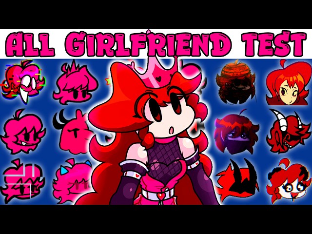 ALL GIRLFRIEND TEST | FNF Character Test | Gameplay VS Playground
