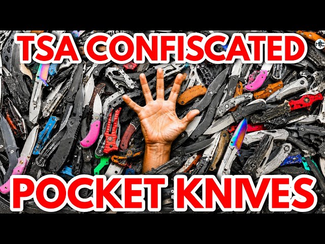 I Bought A HUGE Box Of TSA Confiscated Pocket Knives! - What I Found Was CRAZY