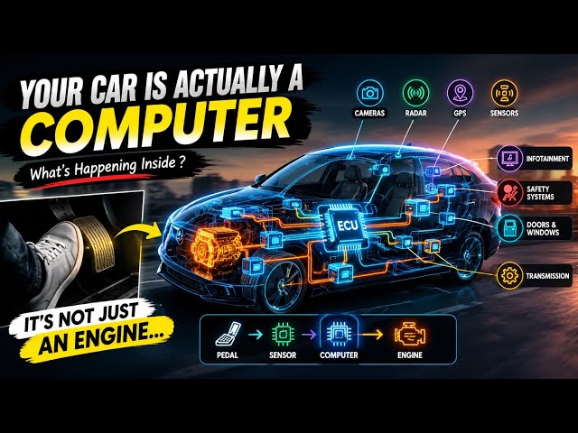 Your Car Is Actually a Computer 🤯 | What’s Happening Inside?