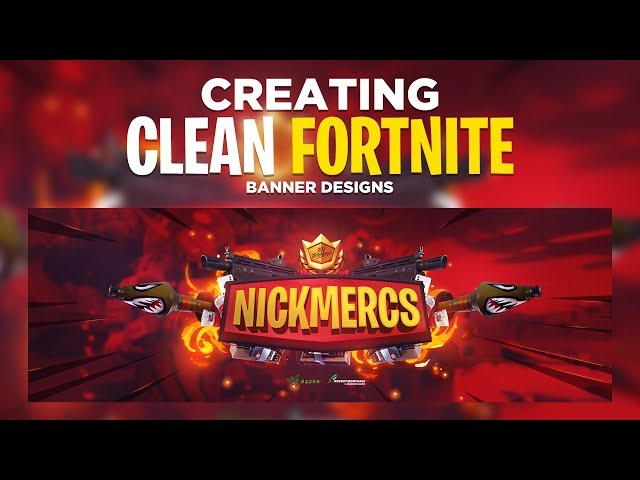 Photoshop Tutorial: Creating a Clean Fortnite Banner Design