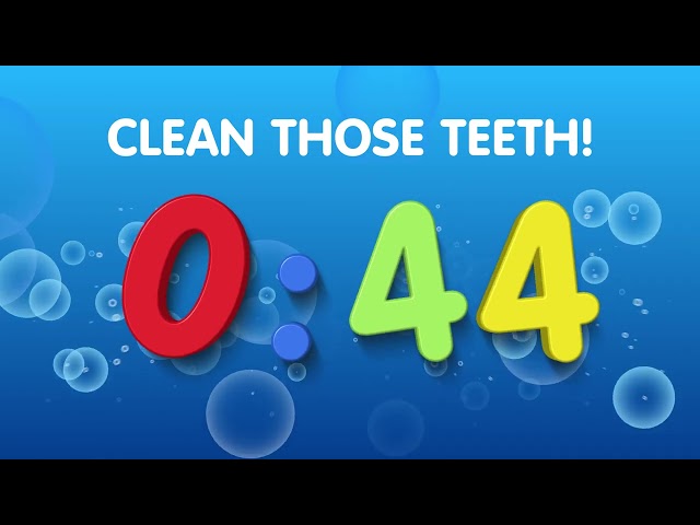 2 Minute Toothbrush Timer for Kids | Fun Brushing Song & Bubbles