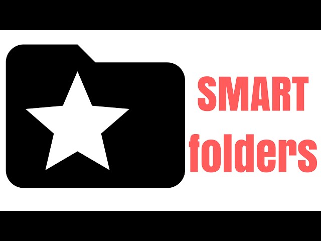Tuesday Tech Tip #2 - Smart Folders