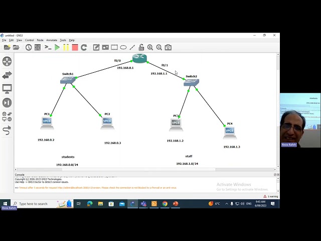 GNS3 Tutorial   Part 1 Subnetting,  Router Configuration and DHCP