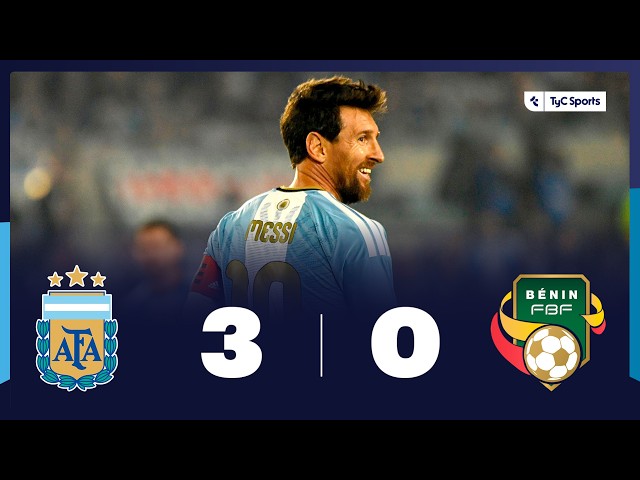 MESSI'S FAREWELL FROM THE NATIONAL TEAM! 🥹🇦🇷 Argentina 3 - 0 Benin | International Friendly