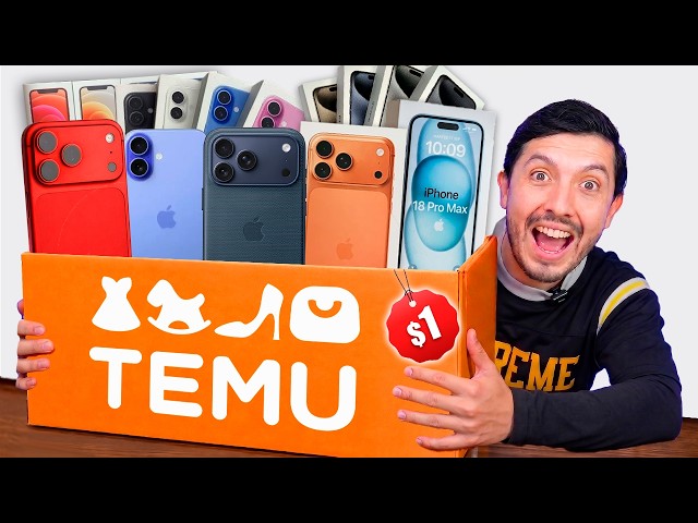 I BOUGHT EVERY APPLE IPHONE 16, 17, 18 PRO MAX ON TEMU... DID I GET SCAMMED?