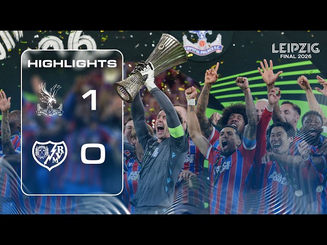CONFERENCE LEAGUE WINNERS 🏆 Crystal Palace 1-0 Rayo Vallecano | Highlights