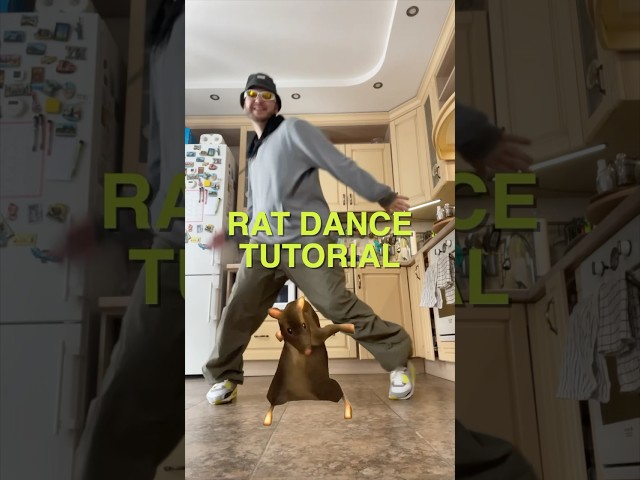 REAL RAT DANCE TUTORIAL 🐀✅ SAVE AND TRY! 💪🏻 TIK TOK DANCE TRENDS 2025 #ratdance #dancetutorial