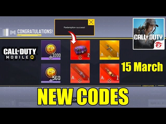 *NEW* CALL OF DUTY MOBILE CP REDEEM CODES 2026 MARCH | COD MOBILE NEW CP REDEEM CODE 2026
