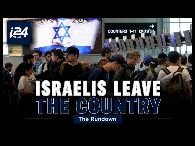 Nearly 50% increase in Israelis leaving the country since 2023, study finds