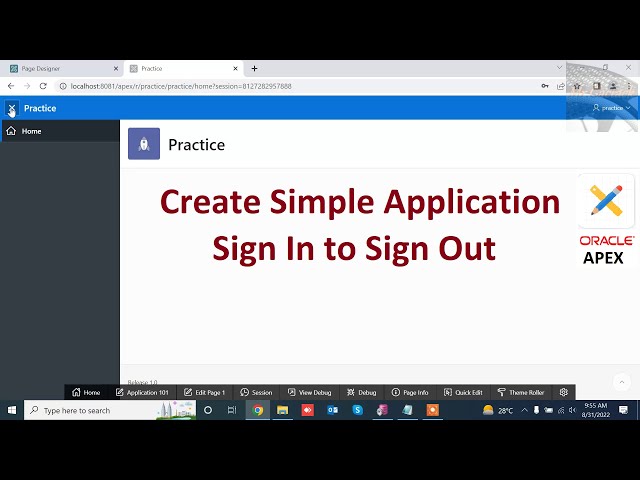 How to Create Application in Oracle Apex | Mr Gactack