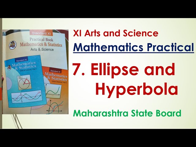 XI Mathematics Practical | 7. Ellipse and Hyperbola