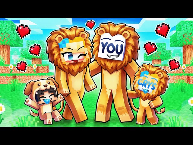 You Have A ANIMAL Family in Minecraft!