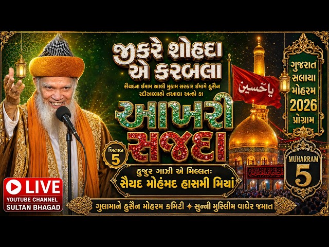 Jikar E Shohda E Karbala " Jam Salaya Gujarat " Muharram Program " 20Jun-2026