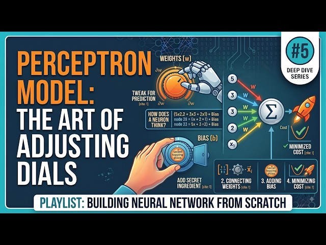 Perceptron: The First Artificial Neuron | Neural Networks From Scratch #5