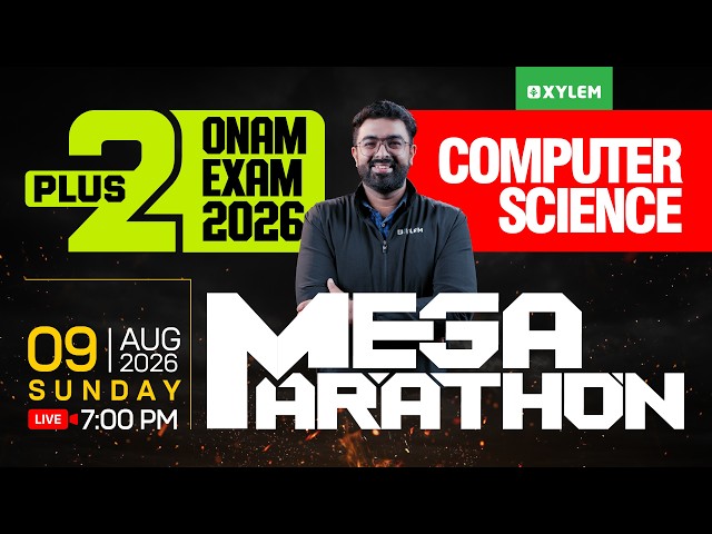 Plus Two Onam Exam Computer Science |  Mega Marathon | Xylem Plus Two