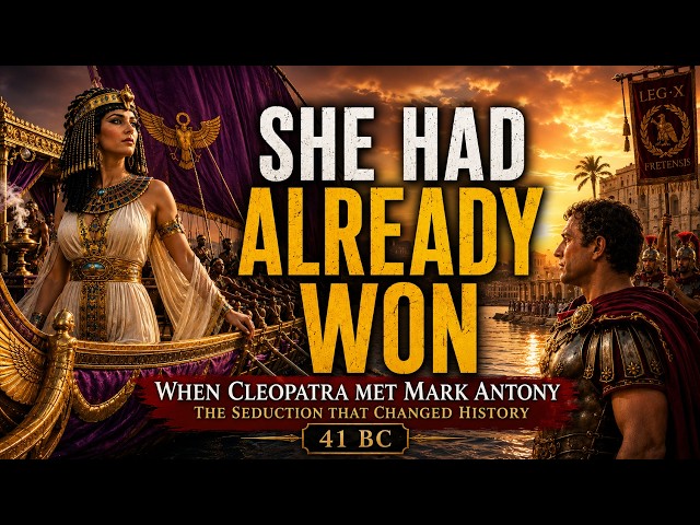 Cuando Cleopatra conoció a Marco Antonio | La seducción que cambió la historia (41 a. C.)