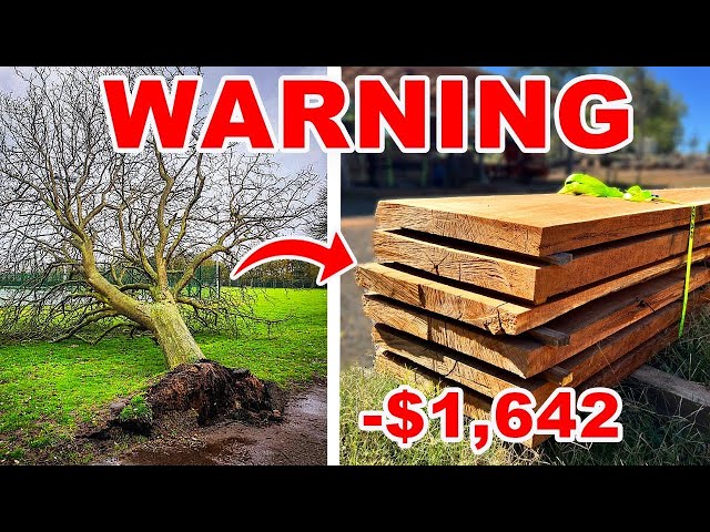 You want to mill your own wood. But don't