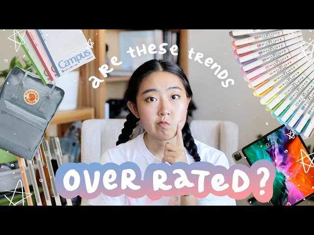 are these studytube trends overhyped? 🍵 my hot takes on ipad pros, kankens, mildliners + more