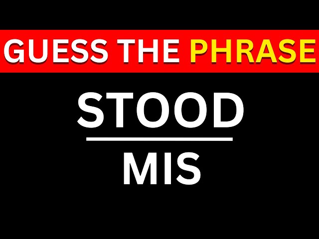Guess The Phrase Quiz | Word Puzzle Challenge