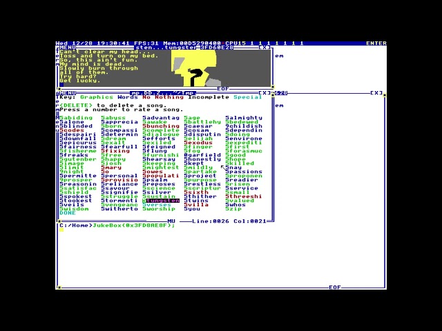 850 - Hymn: Tungsten (TempleOS | Livestream) [2016]