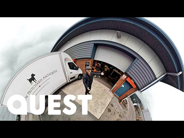 360° VIDEO | Salvage Hunters Tour | Can You Find Enzo The Dog?