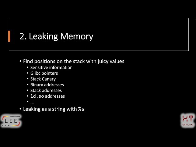 HackTricks Training - LEE (Linux Exploitation Expert) Preview