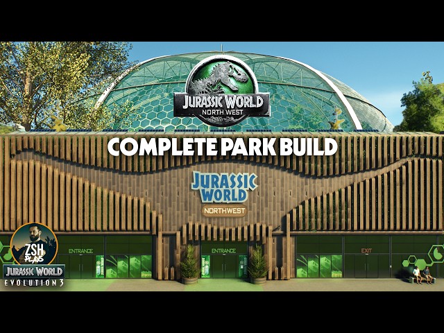 Building a Realistic Jurassic World in Jurassic World Evolution 3! | Supercut