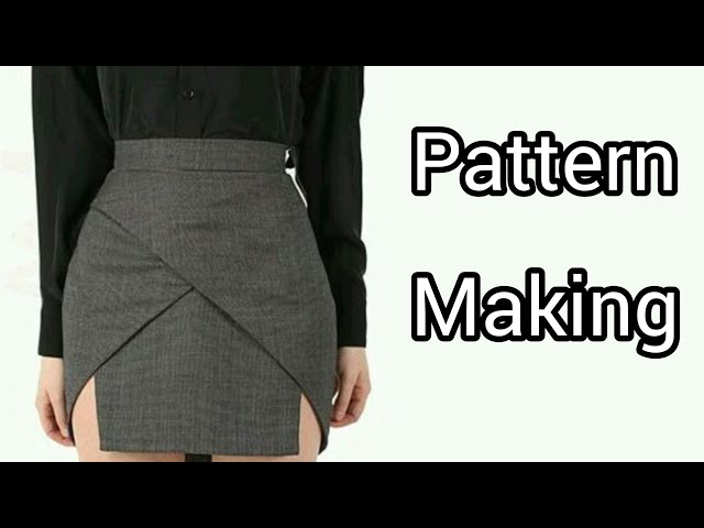 New skirt Design Pattern Making tutorial for sewing